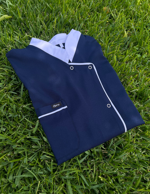 Pyjama De Bloc Officier Bleu Marine & Blanc