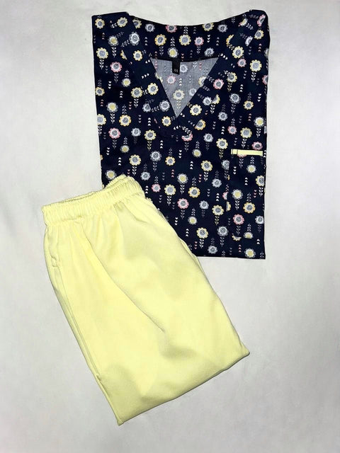 Pyjama De Bloc Motif Njimat Col-V