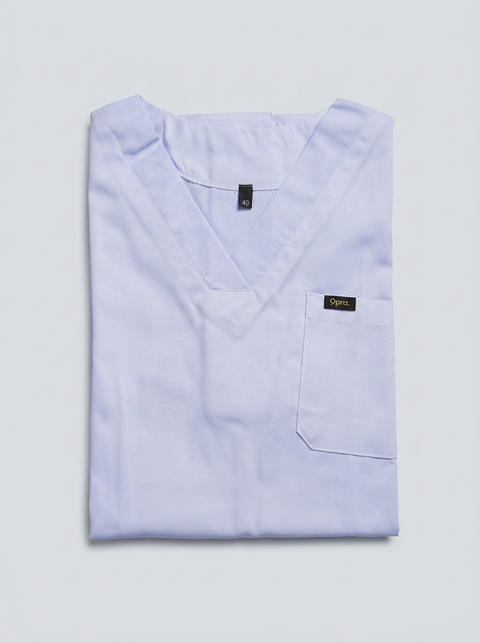 Col-V-Simple Blanc