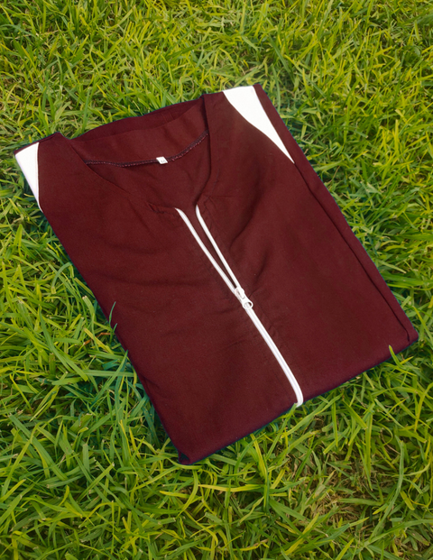 Pyjama De Bloc Sensla & Triangle Grenat