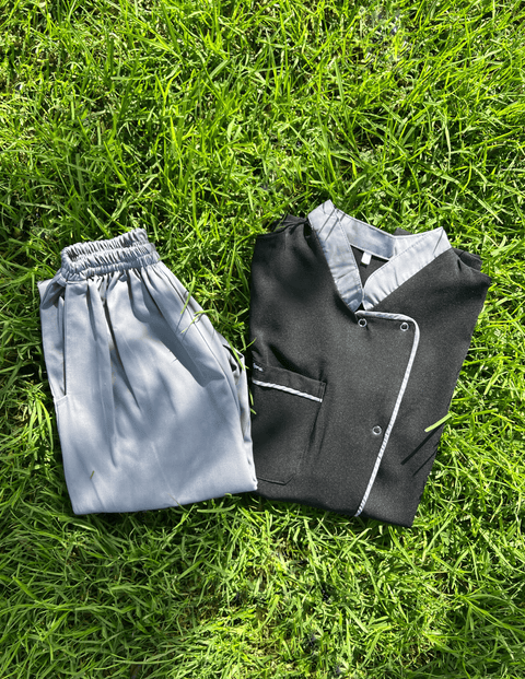 Pyjama De Bloc Officier Noir & Gris