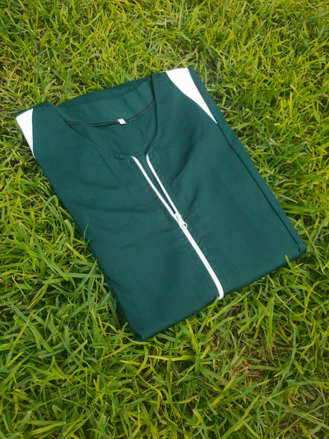 Pyjama De Bloc Sensla & Triangle Vert Foncé